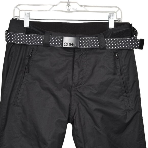 O'Neill Insulated Snow Pants Black Escape Sking Snowboard Belt Small - Picture 3 of 8